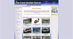 Desktop Screenshot of diecastmodelstore.co.uk